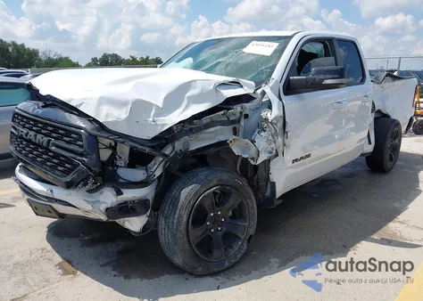 2022 Ram 1500 Lone Star 4X2 6'4 Box from USA, damaged, VIN 1C6RREBG1NN201234